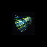 Glitter Blue/Lt Green Howie Coho Fishing Fly Lure