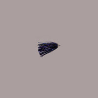 Glitter Purp/Blu/Blk Howie Coho Fishing Fly Lure