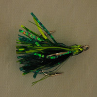 Aqua/Chartreuse Howie Peanut Fly