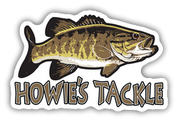 Howie's Tackle Bass Sticker