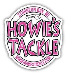Howie's Tackle: Howie's Tackle Pink Circle Sticker